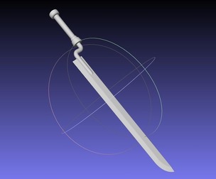 Hellsing Anderson Knife Printable Model