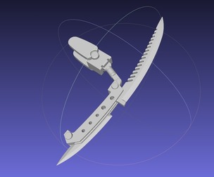 Alita Battle Angel Damaskus Blade Manga Version