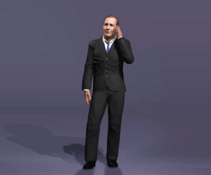 Realistic Better Call Saul Fully Rigged Body meta human 3D model
