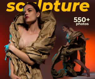 550+ Paper Sculpture • Sketching Female Poses