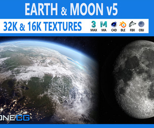 Earth & Moon Model v5