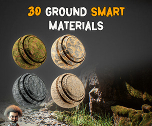 30 Ground Smart Materials - PBR Texture - Vol 23