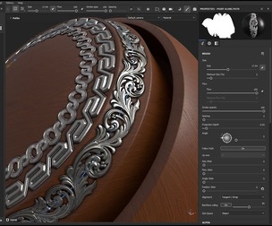 Dynamic Ornament Pack Vol.1 – 4K Alphas, Trim & Path Brushes + Models for Substance Painter & ZBrush