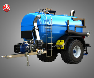 Zunhammer Liquid Manure Transport Trailer - Single Axle