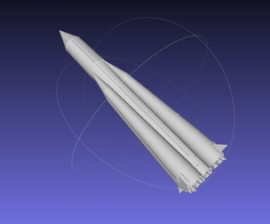 Sputnik Launcher Rocket
