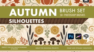 Fall Silhouettes Brush Set cover