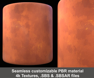 Rust Stylized Substance Painter material and Textures