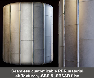 Metal Roof Substance Painter Material and Textures