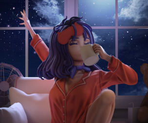 Sleepy Mita/Miside.3D Model for Print,SFW