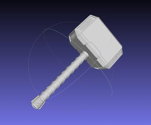 Thor Mjolnir Hammer Basic Printable Model