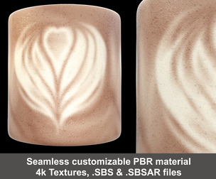 Latte Substance Painter Material and Textures