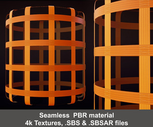 Cargo Lifting Net Substance Painter Material and Textures