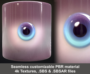 Eye Substance Painter Material and Textures