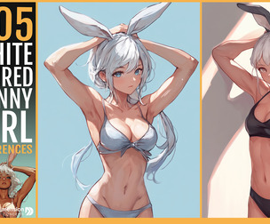505 White-Haired Bunny Girl