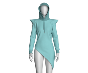 Girls Fashion Hoodie | Marvelous / Clo3d / obj / fbx