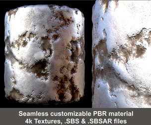 Silver Nugget Substance Painter Material and Textures