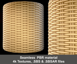 Rattan Texture Material