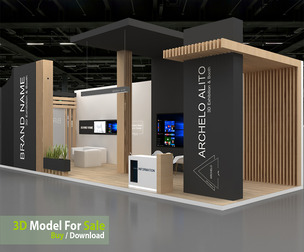 3D Exhibition Booth Model