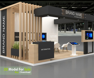 stall 3d model