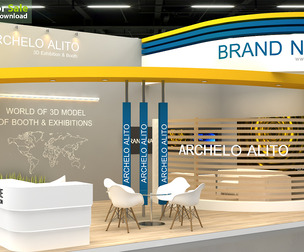 3D Exhibition Booth Model