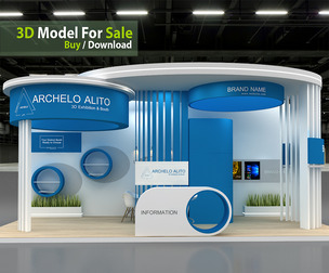 Exhibition Booth 3D Model