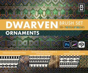 Dwarf Ornaments Brush Set