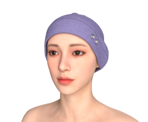 Womens Knitted Winter Cap | Marvelous / Clo3d / obj / fbx