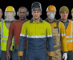 Workers Modular Character