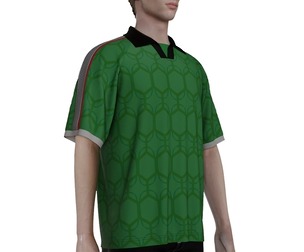 Style3D V-neck Collar Jersey