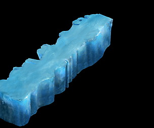Game Model - snow - cliff 004 01