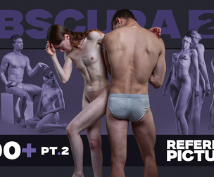 800+ Poetic Duo Anatomy & Gesture References — II