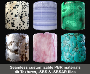 Stone Substance Material Collection