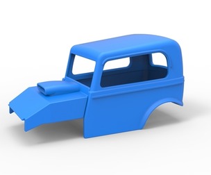 Shell of New Zealand Ministock car Scale 1:25