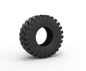 Tractor tire 38 Scale 1:25