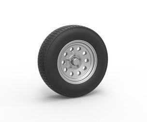 Car wheel 11 Scale 1:25