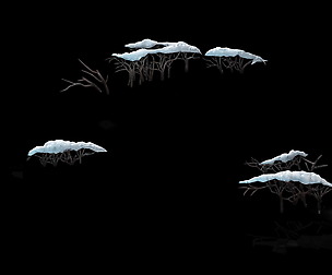 Game Model - snow - Tree 01