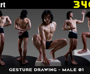 Pose Art | Gesture Drawing - Male 01