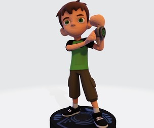 Ben 10 Collectible Figurine Ready for 3D Printing