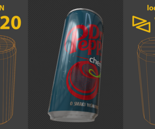 soda can dr pepper cherry Polish lodN, lodN+1