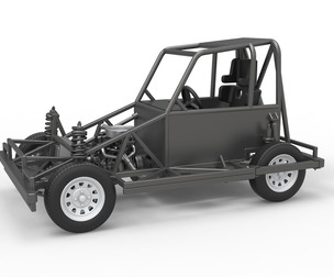 New Zealand Ministock car Base Version 2 Scale 1:25