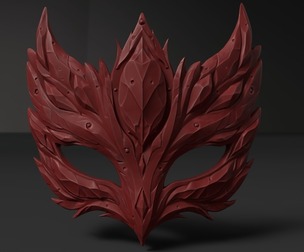 3D model of mask for 3D printing