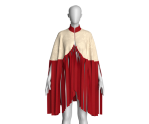 Girls Cape Tops V12 | Marvelous / Clo3d / obj / fbx