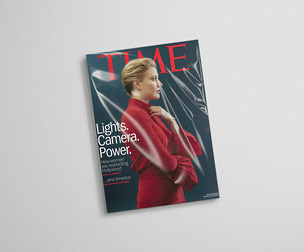 A4 Magazine Cover Mockup PSD Template - Publishing & Editorial