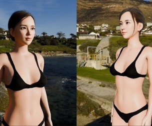 Realistic 3D Woman Model - Full Rigged Character