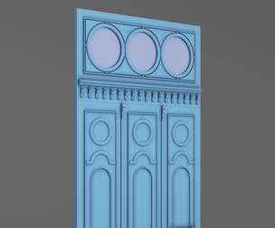 Classic Old Door 001
