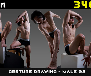 Pose Art | Gesture Drawing - Male 02