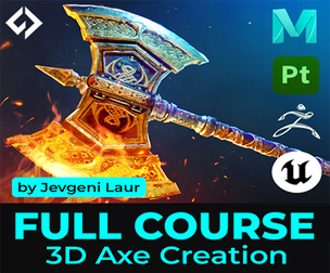 How to Create a Realistic Medieval Axe for Games | Edge & Iron by Jevgeni Laur