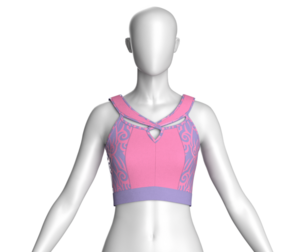 Girls Fashion Bralette Top V2 | Marvelous / Clo3d / obj / fbx