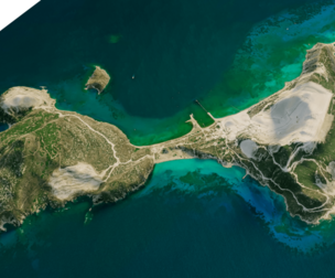 Gyali island 3D model terrain