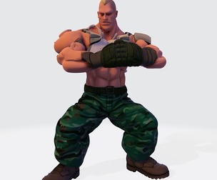 High Poly Jack 5 Character 3D Model